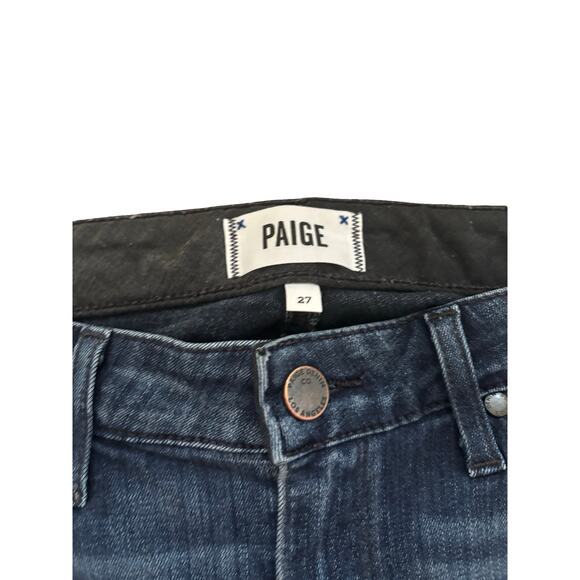 PAIGE Skyline Bootcut Stretch Jeans Medium Wash Size 27 Flare Denim - Picture 3 of 7